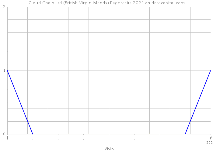 Cloud Chain Ltd (British Virgin Islands) Page visits 2024 