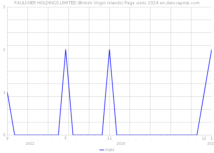 FAULKNER HOLDINGS LIMITED (British Virgin Islands) Page visits 2024 