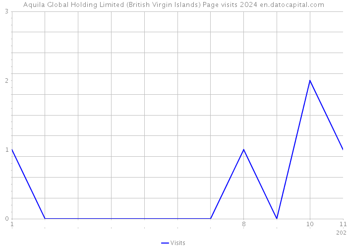 Aquila Global Holding Limited (British Virgin Islands) Page visits 2024 