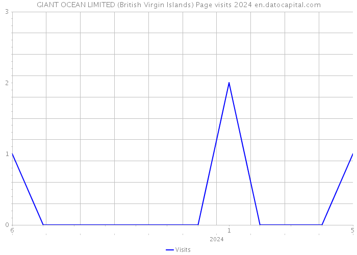 GIANT OCEAN LIMITED (British Virgin Islands) Page visits 2024 