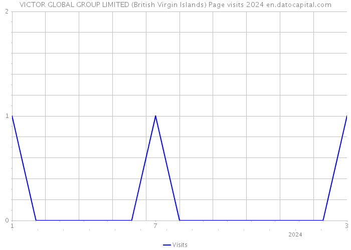 VICTOR GLOBAL GROUP LIMITED (British Virgin Islands) Page visits 2024 