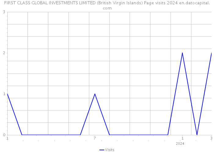 FIRST CLASS GLOBAL INVESTMENTS LIMITED (British Virgin Islands) Page visits 2024 