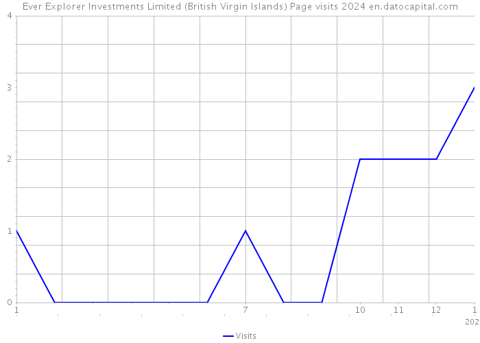 Ever Explorer Investments Limited (British Virgin Islands) Page visits 2024 