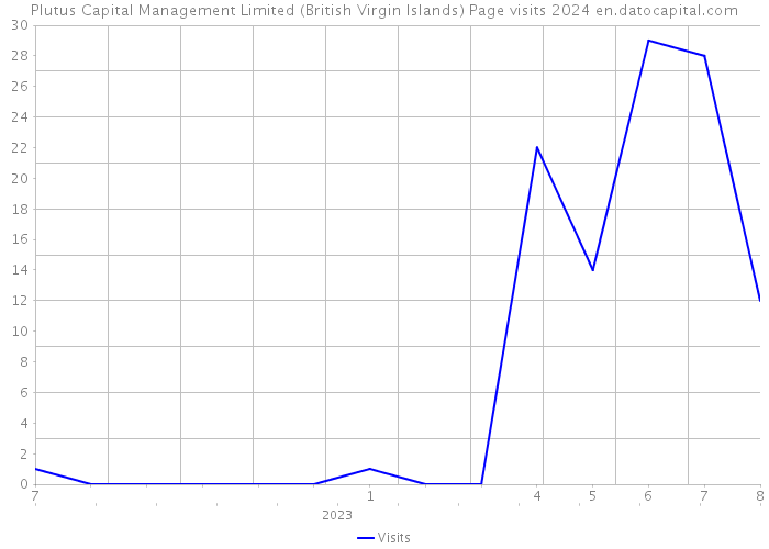 Plutus Capital Management Limited (British Virgin Islands) Page visits 2024 