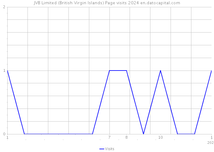 JVB Limited (British Virgin Islands) Page visits 2024 