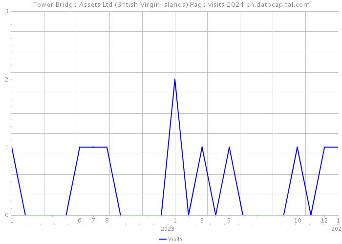 Tower Bridge Assets Ltd (British Virgin Islands) Page visits 2024 
