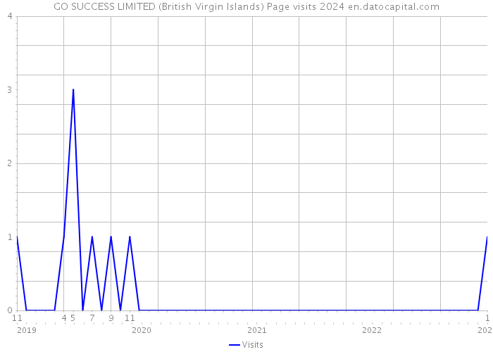 GO SUCCESS LIMITED (British Virgin Islands) Page visits 2024 