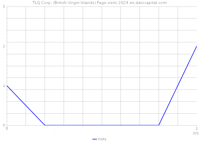TLQ Corp. (British Virgin Islands) Page visits 2024 
