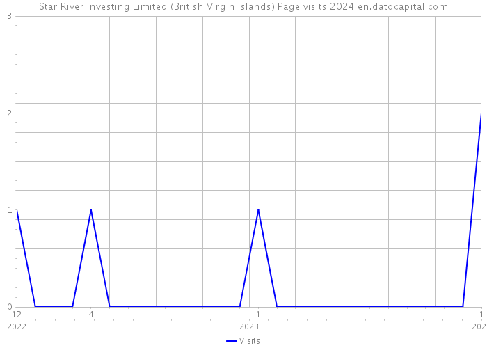 Star River Investing Limited (British Virgin Islands) Page visits 2024 
