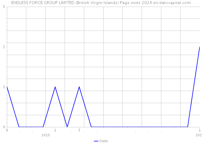 ENDLESS FORCE GROUP LIMITED (British Virgin Islands) Page visits 2024 
