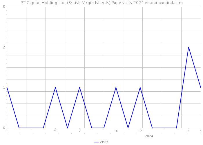 PT Capital Holding Ltd. (British Virgin Islands) Page visits 2024 