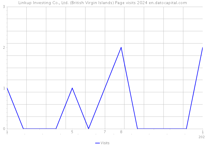 Linkup Investing Co., Ltd. (British Virgin Islands) Page visits 2024 