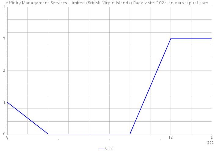 Affinity Management Services Limited (British Virgin Islands) Page visits 2024 
