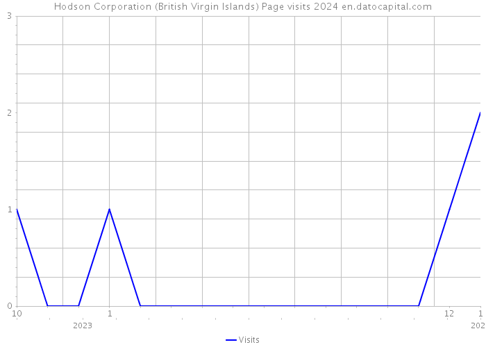 Hodson Corporation (British Virgin Islands) Page visits 2024 