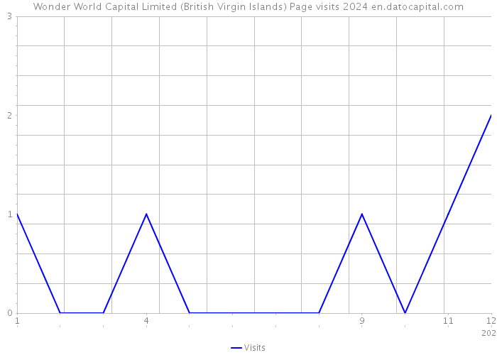 Wonder World Capital Limited (British Virgin Islands) Page visits 2024 