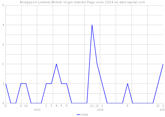 Bridgeport Limited (British Virgin Islands) Page visits 2024 