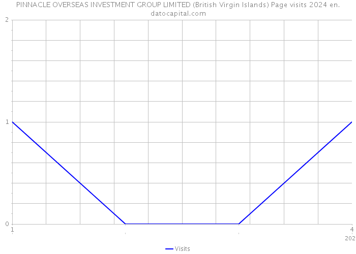 PINNACLE OVERSEAS INVESTMENT GROUP LIMITED (British Virgin Islands) Page visits 2024 