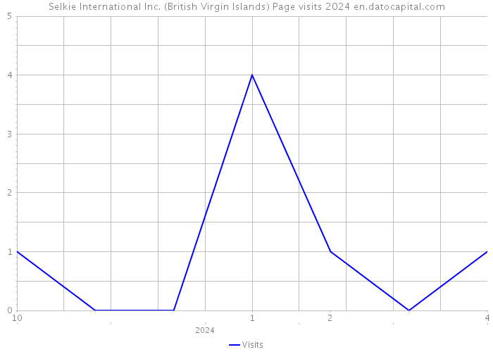 Selkie International Inc. (British Virgin Islands) Page visits 2024 