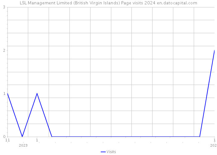 LSL Management Limited (British Virgin Islands) Page visits 2024 