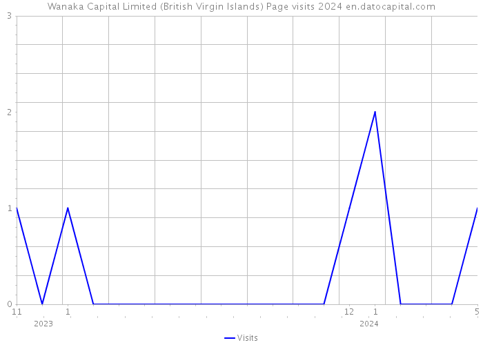 Wanaka Capital Limited (British Virgin Islands) Page visits 2024 