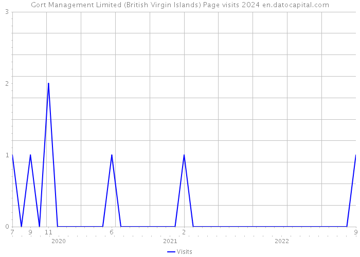 Gort Management Limited (British Virgin Islands) Page visits 2024 