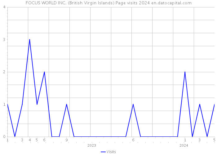 FOCUS WORLD INC. (British Virgin Islands) Page visits 2024 