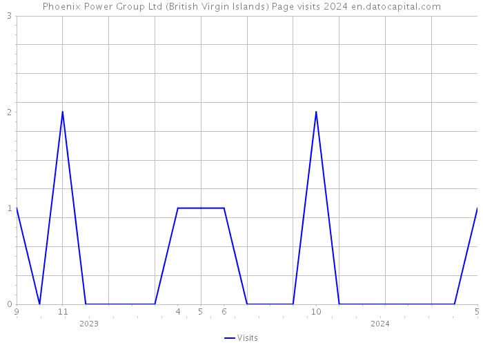 Phoenix Power Group Ltd (British Virgin Islands) Page visits 2024 