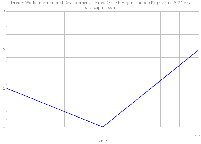 Dream World International Development Limited (British Virgin Islands) Page visits 2024 