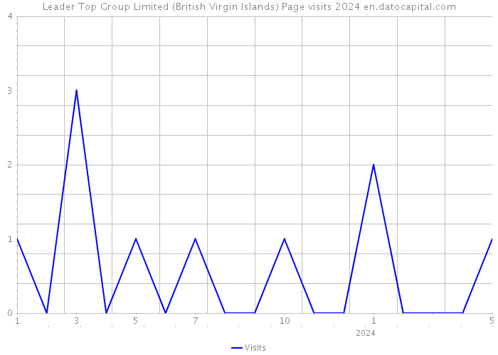 Leader Top Group Limited (British Virgin Islands) Page visits 2024 