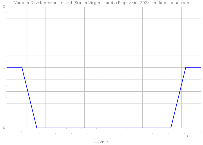 Vauban Development Limited (British Virgin Islands) Page visits 2024 