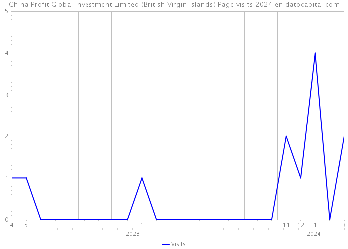 China Profit Global Investment Limited (British Virgin Islands) Page visits 2024 