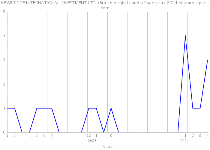 NEWBRIDGE INTERNATIONAL INVESTMENT LTD. (British Virgin Islands) Page visits 2024 