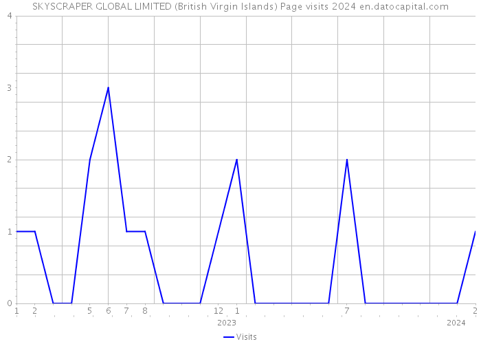 SKYSCRAPER GLOBAL LIMITED (British Virgin Islands) Page visits 2024 