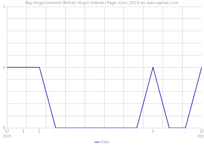 Bay Angel Limited (British Virgin Islands) Page visits 2024 