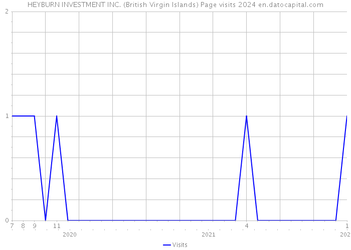 HEYBURN INVESTMENT INC. (British Virgin Islands) Page visits 2024 