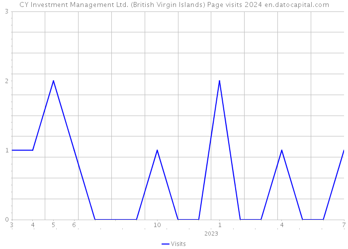 CY Investment Management Ltd. (British Virgin Islands) Page visits 2024 
