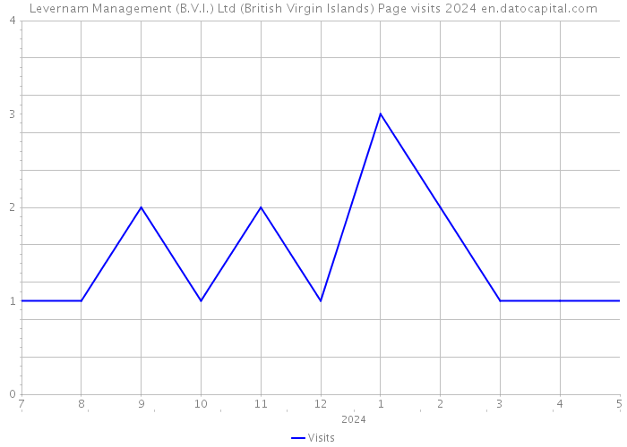 Levernam Management (B.V.I.) Ltd (British Virgin Islands) Page visits 2024 