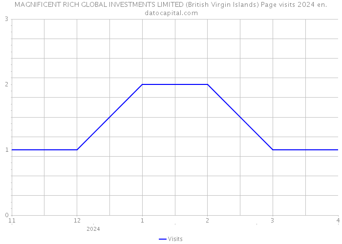 MAGNIFICENT RICH GLOBAL INVESTMENTS LIMITED (British Virgin Islands) Page visits 2024 
