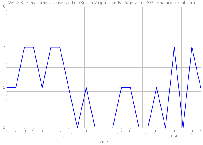 White Star Investment Universal Ltd (British Virgin Islands) Page visits 2024 