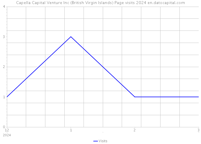 Capella Capital Venture Inc (British Virgin Islands) Page visits 2024 