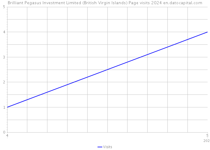 Brilliant Pegasus Investment Limited (British Virgin Islands) Page visits 2024 
