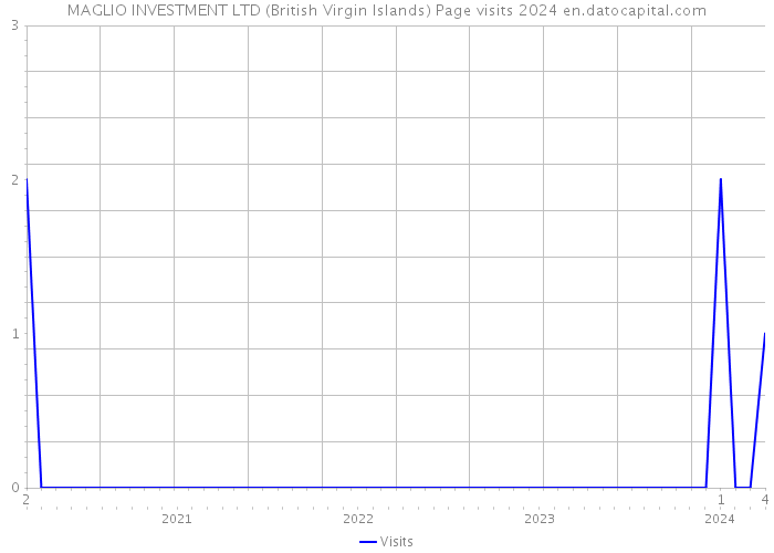 MAGLIO INVESTMENT LTD (British Virgin Islands) Page visits 2024 