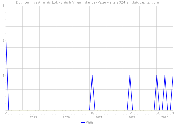 Dochter Investments Ltd. (British Virgin Islands) Page visits 2024 