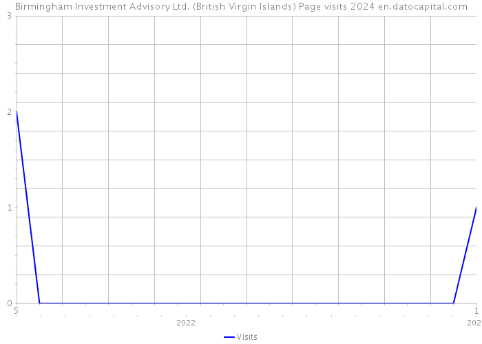 Birmingham Investment Advisory Ltd. (British Virgin Islands) Page visits 2024 