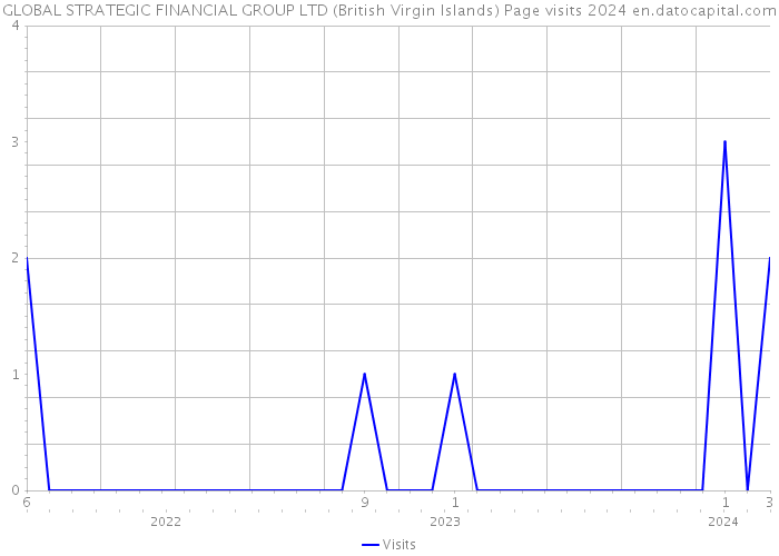 GLOBAL STRATEGIC FINANCIAL GROUP LTD (British Virgin Islands) Page visits 2024 