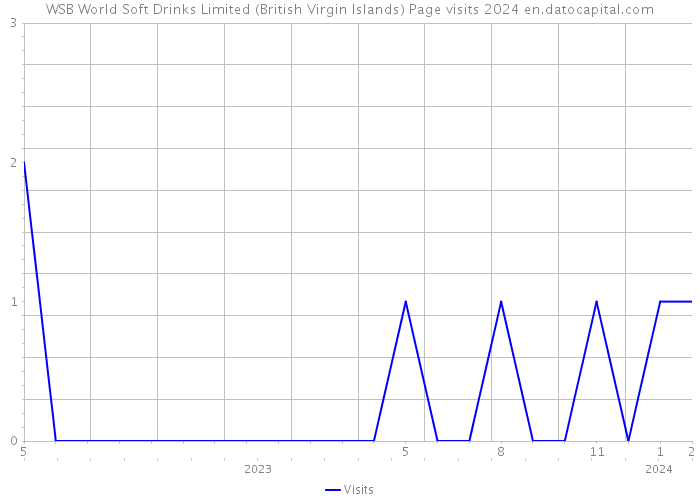 WSB World Soft Drinks Limited (British Virgin Islands) Page visits 2024 