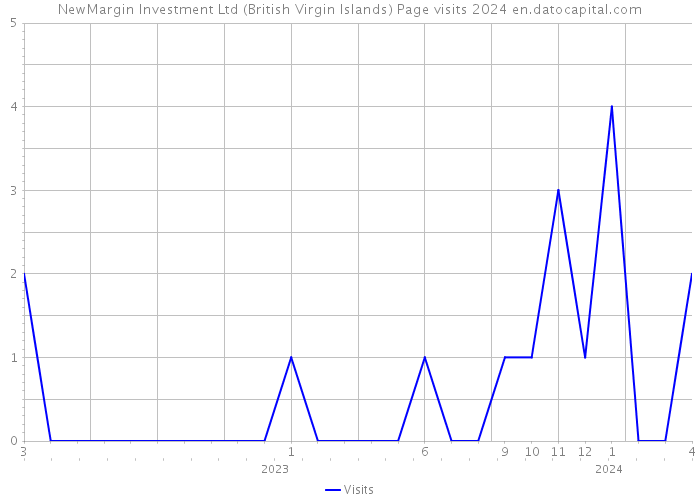 NewMargin Investment Ltd (British Virgin Islands) Page visits 2024 
