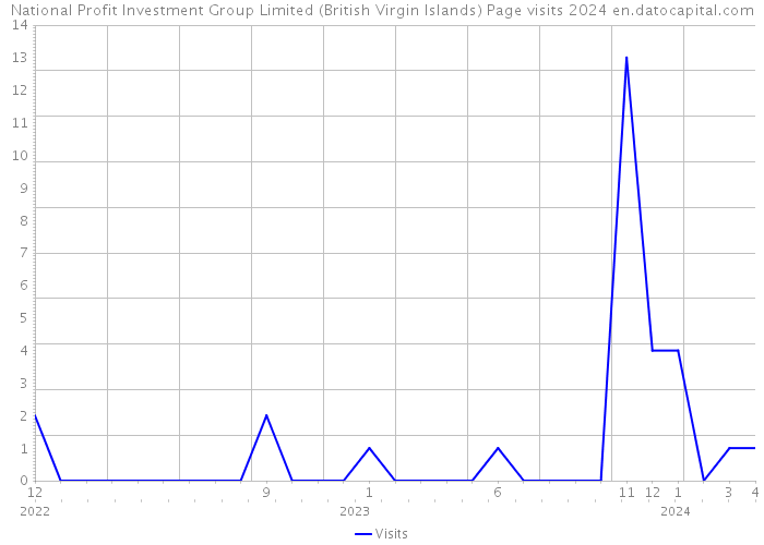 National Profit Investment Group Limited (British Virgin Islands) Page visits 2024 