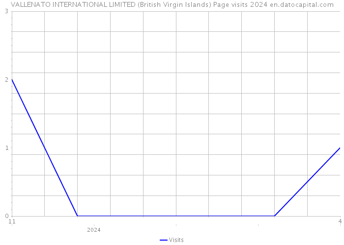 VALLENATO INTERNATIONAL LIMITED (British Virgin Islands) Page visits 2024 