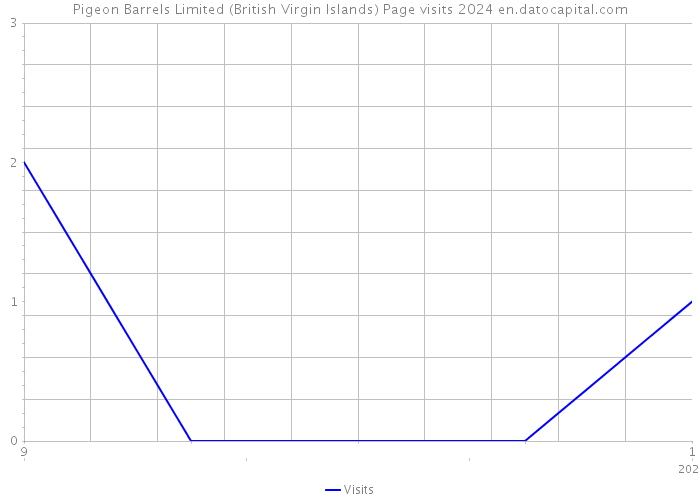 Pigeon Barrels Limited (British Virgin Islands) Page visits 2024 